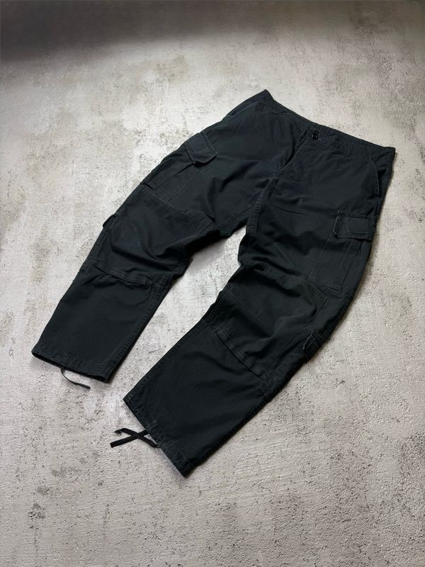 Spodnie Cargo Buttons Pants Black