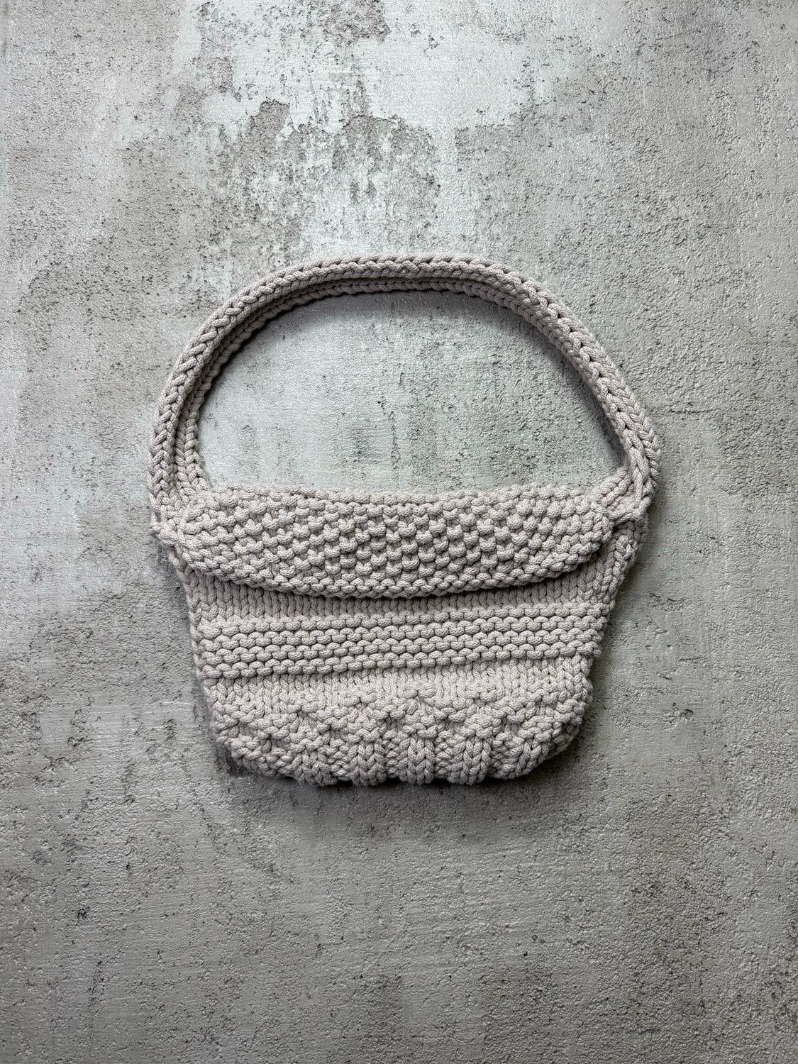 Torebka Handmade Knitted Bag Creme ONE SIZE
