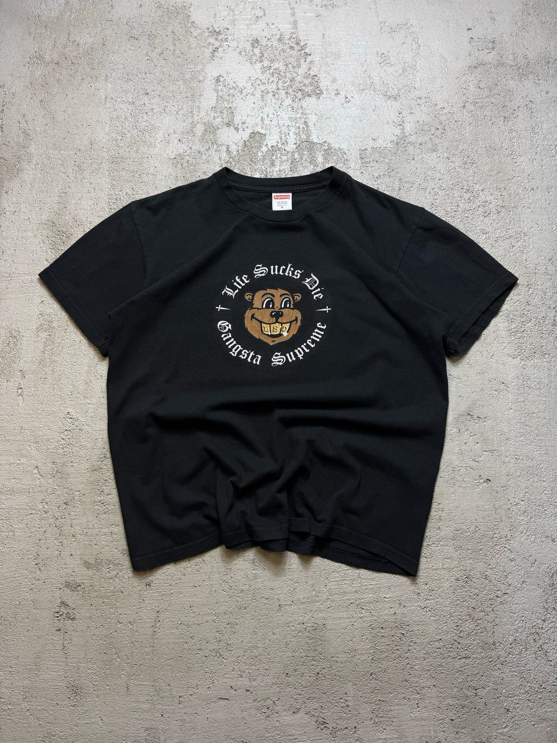 Koszulka Supreme Life Sucks Die Tee Black M