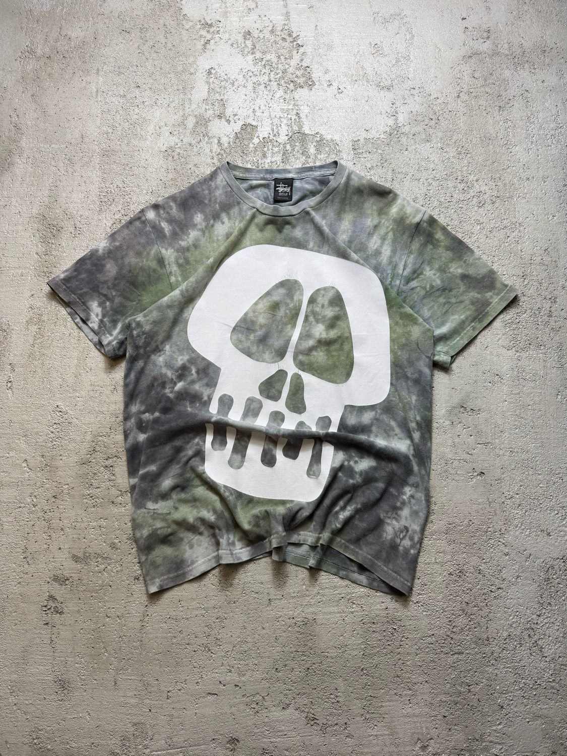 Koszulka Stussy Skull Tiedye Tee Green M