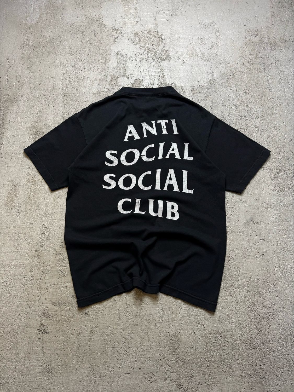 Koszulka Anti Social Social Club Wh/Logo Mended Tee Black S