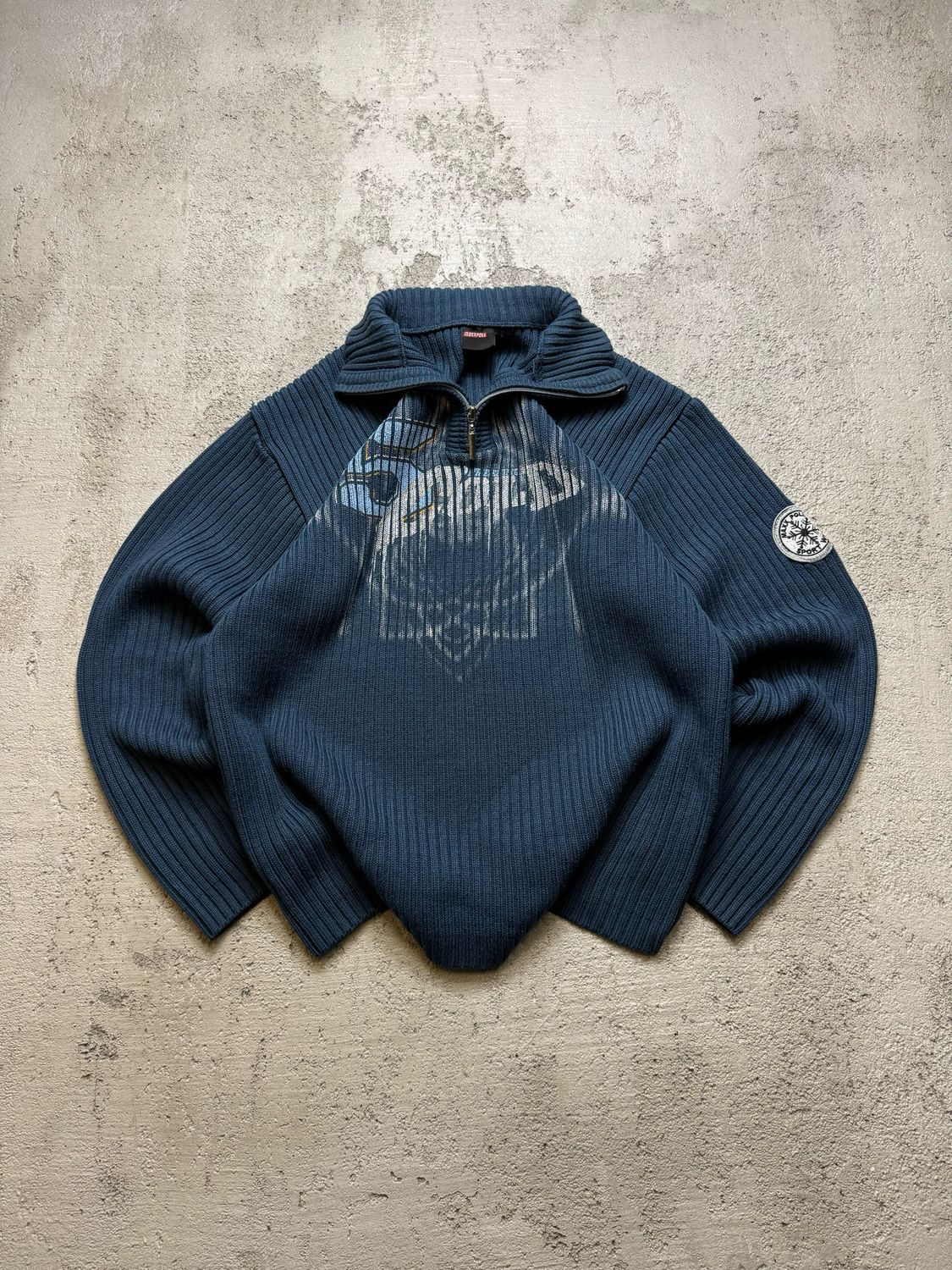 Bluza Maxxpoll 5Cold Q/Zip Sweater Navy M