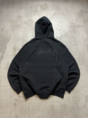 [S] Bluza Stussy Bla/Logo Hoodie Black L