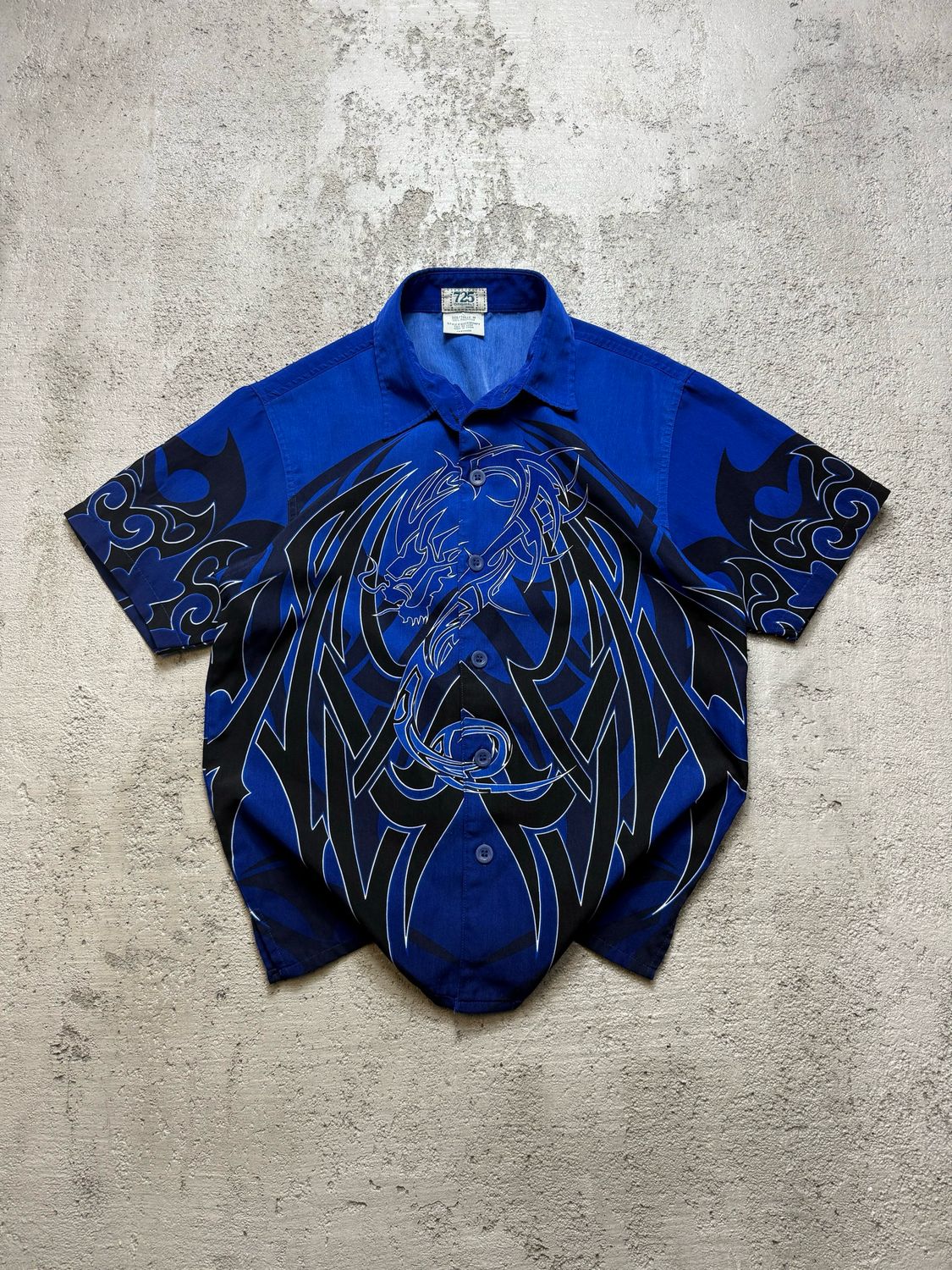 Koszula 725 Dragon Tribals Hawaii Shirt Navy S