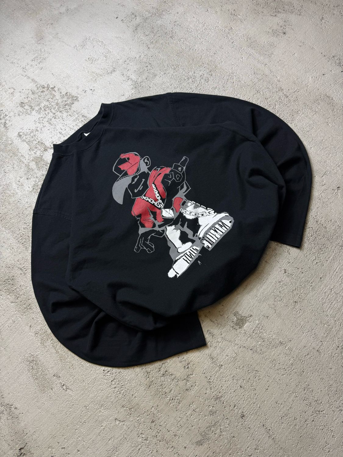 Bluza Guy with Chains Long Black M