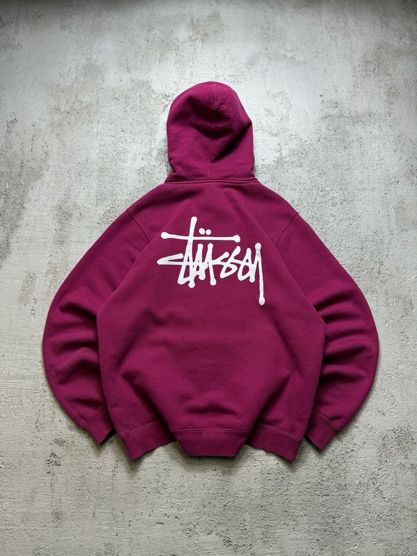 Bluza Stussy Logo Back Hoodie Violet M