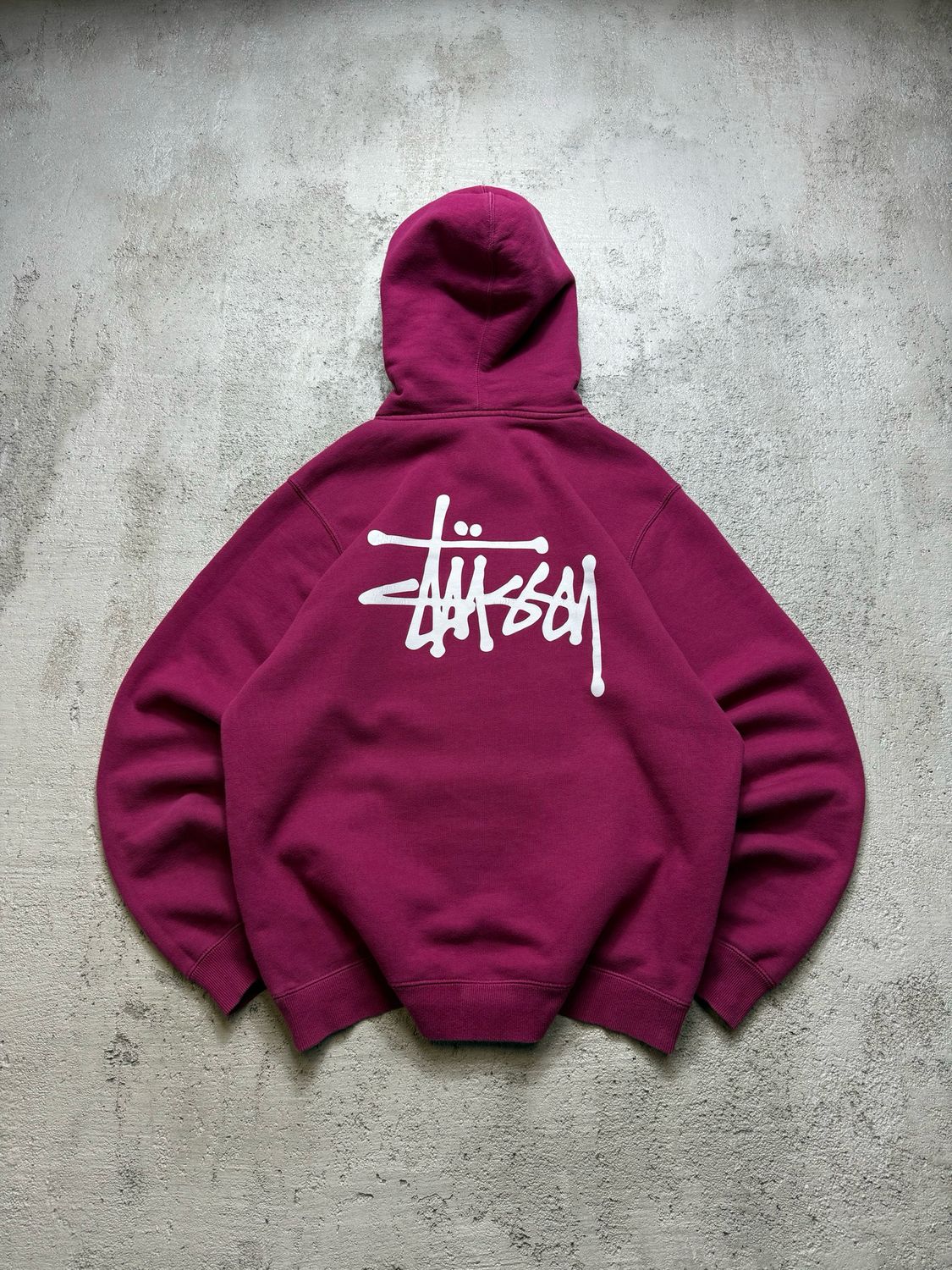 Bluza Stussy Logo Back Hoodie Violet M