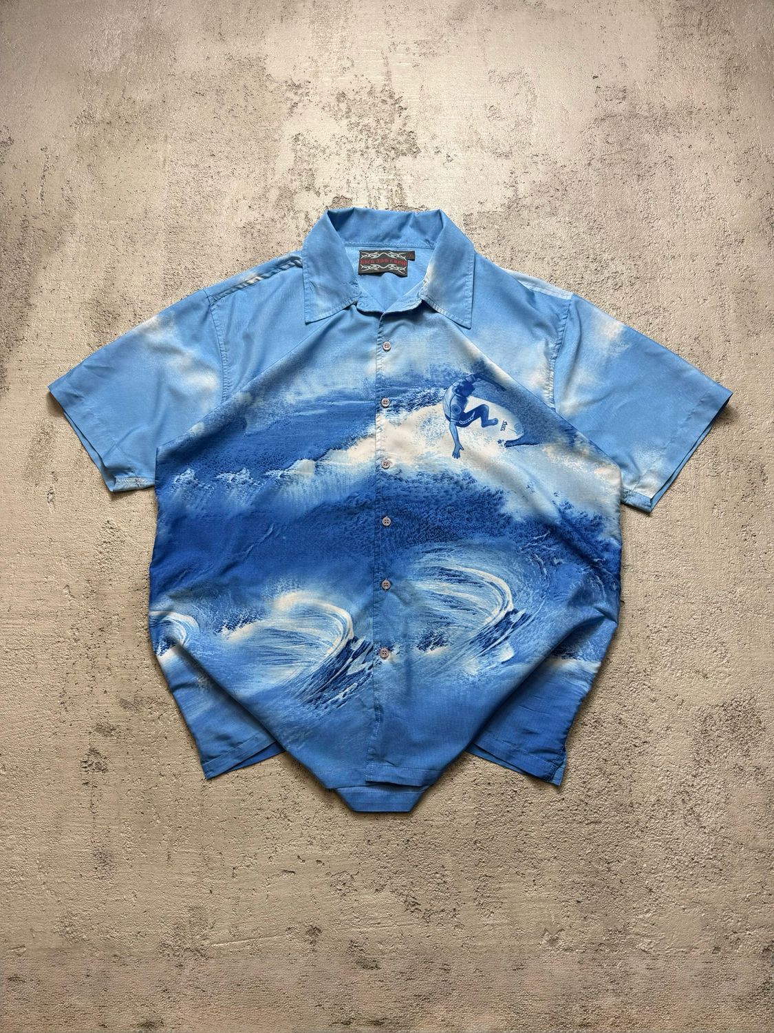 Koszula Rick Ass Crew Surfer Hawaii Shirt Blue L