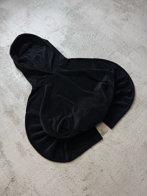 Bluza Juicy Couture Black Label Basic Velour Hoodie Black L