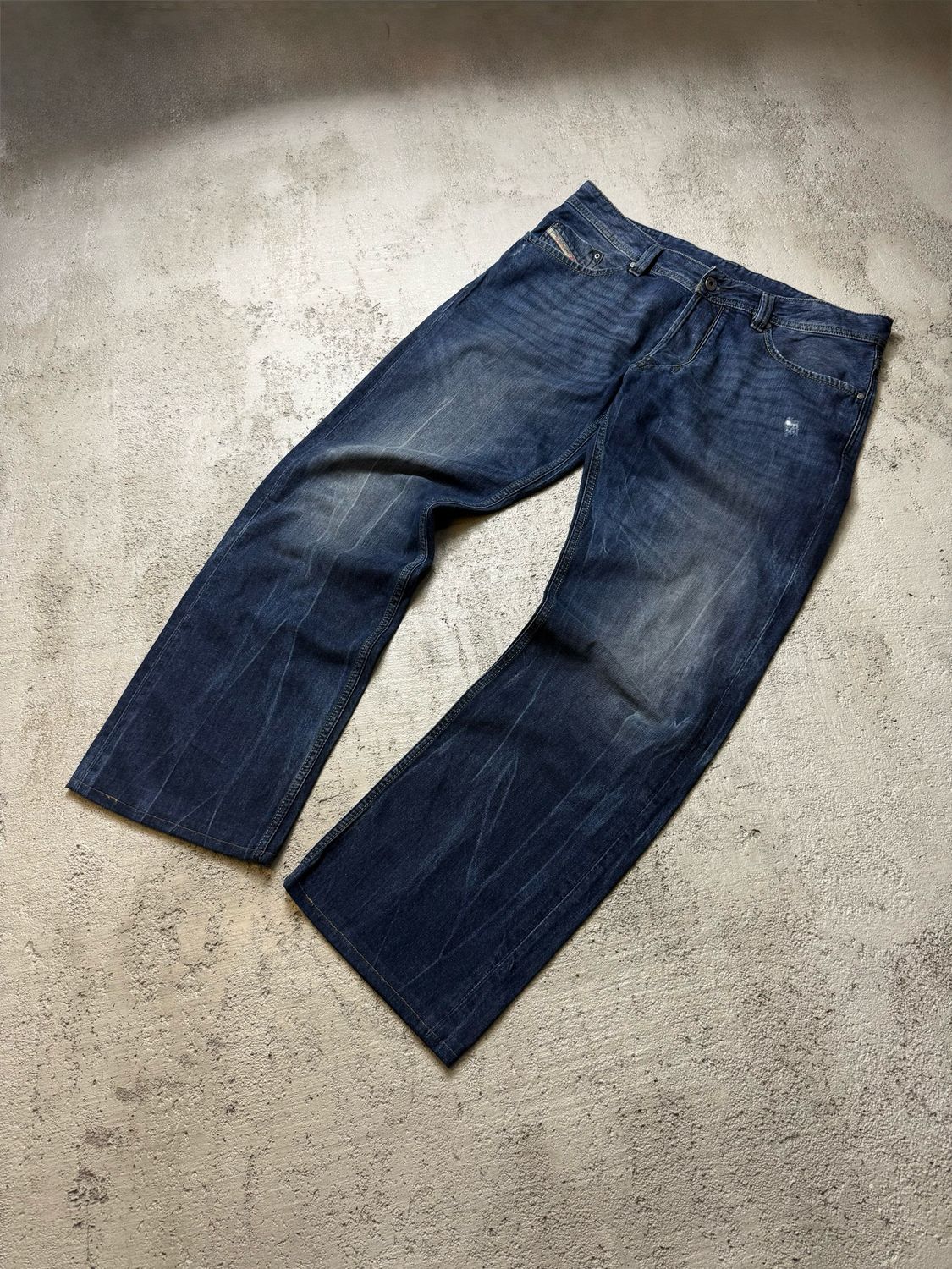 Spodnie Diesel Industry Larkee Wh/Tag Jeans Navy 34/32
