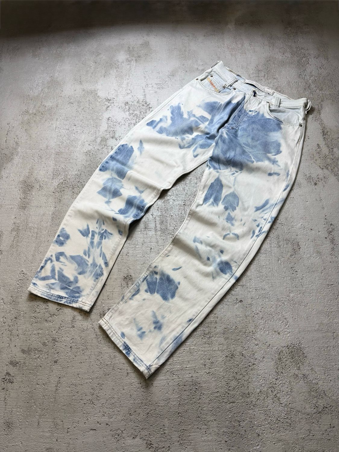 Spodnie Diesel Industry Basic Jeans Tiedye White 32