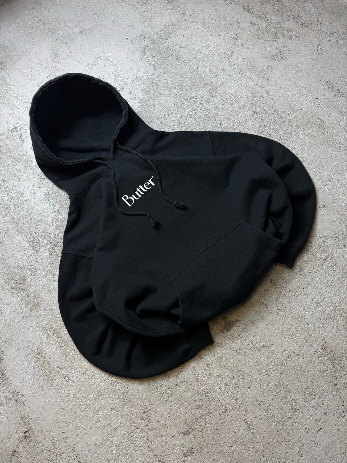 Bluza Butter Wh/Logo Hoodie Black M