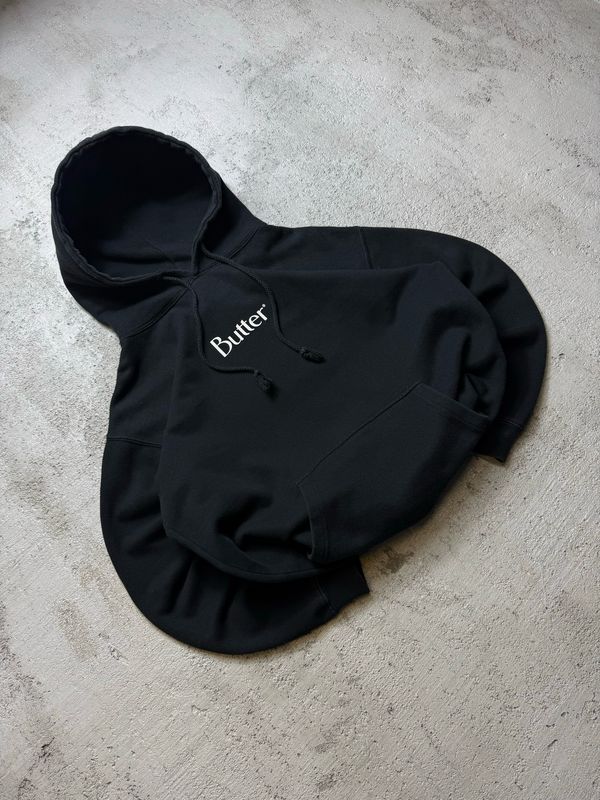 Bluza Butter Wh/Logo Hoodie Black M