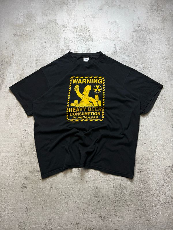 Koszulka Simpson 2000y Warning Homer L