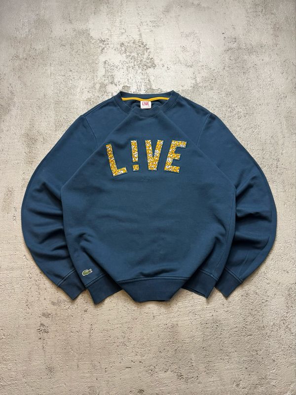 Bluza Lacoste Live! Crewneck Navy M