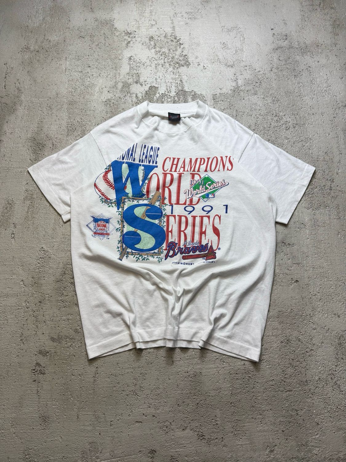 Koszulka Baseball World Series 1991 Vintage Tshirt M