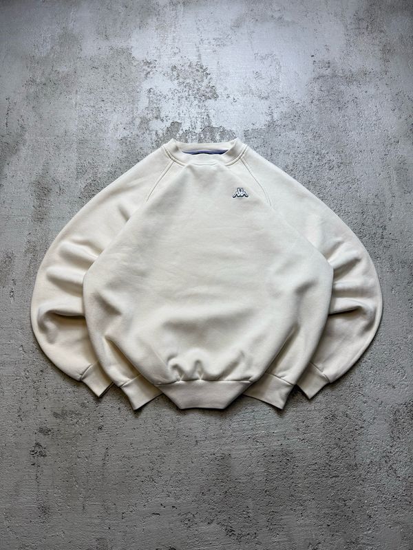 Bluza Kappa Sewn Crewneck Beige M