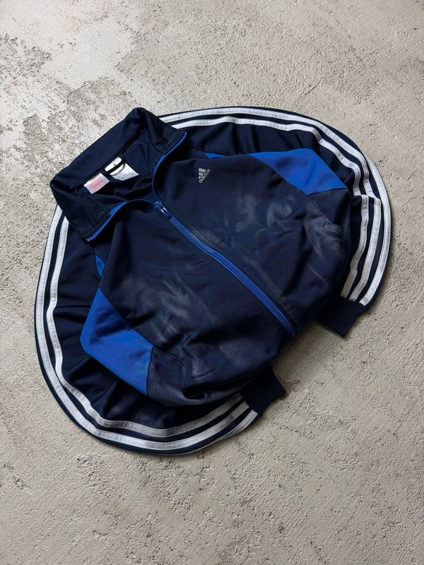 Bluza Adidas Spray Navy Junior Zip M