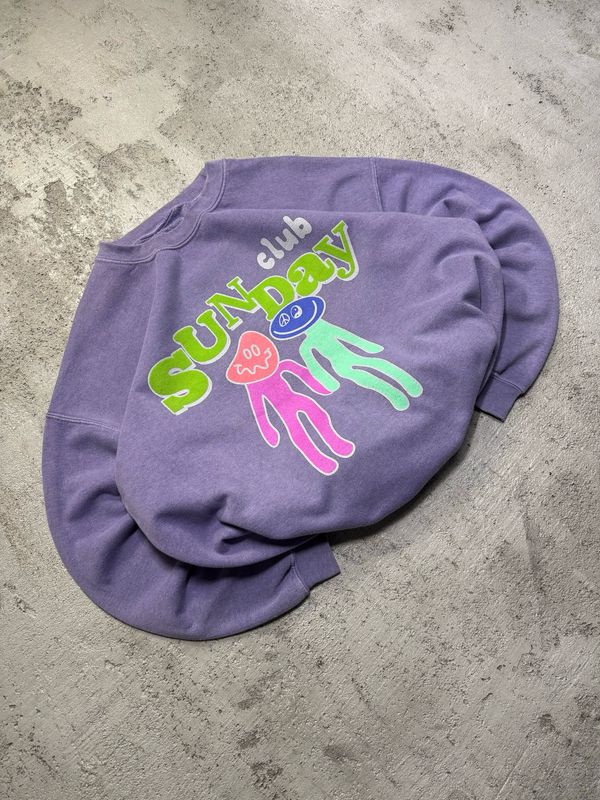 Bluza Sunday Club Crewneck Lilac L