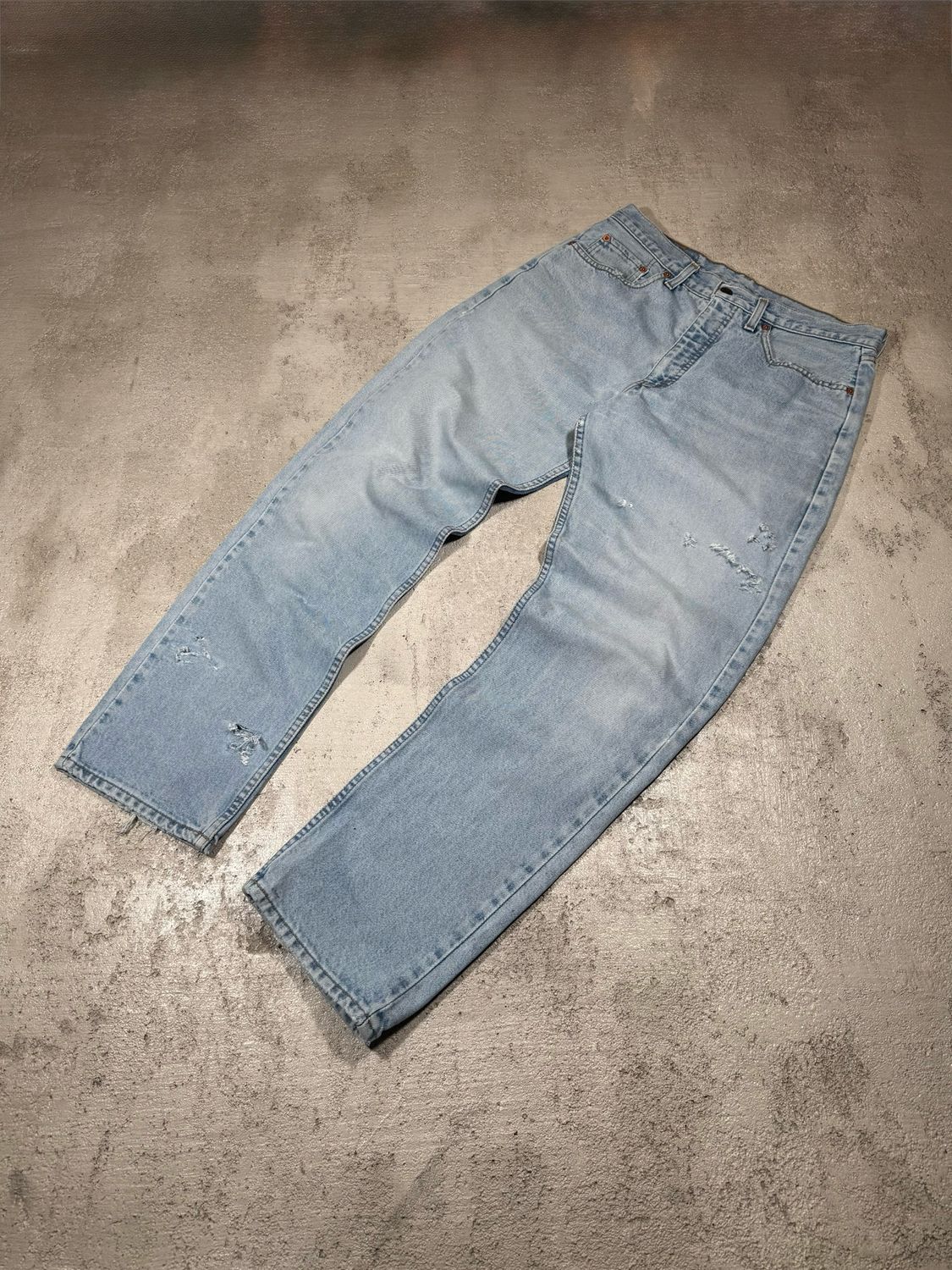Spodnie Levis 615 Orange Tab 1980 Distress