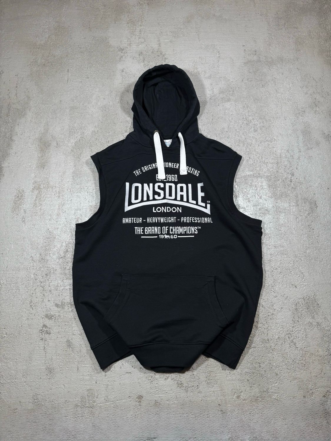 Kamizelka z Kapturem Lonsdale Tanktop Sewn Boxing L