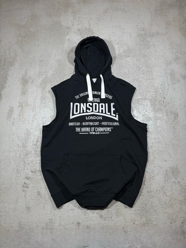 Kamizelka z Kapturem Lonsdale Tanktop Sewn Boxing L