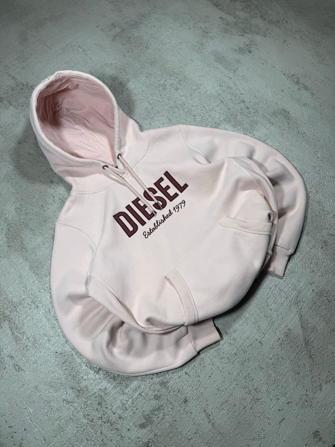 Bluza Diesel Pink Spellout Hood M