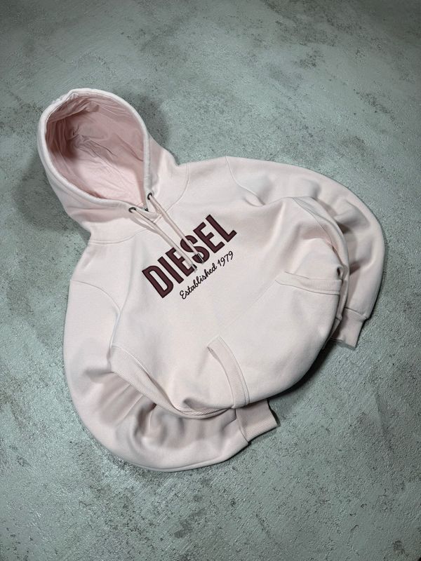 Bluza Diesel Pink Spellout Hood M