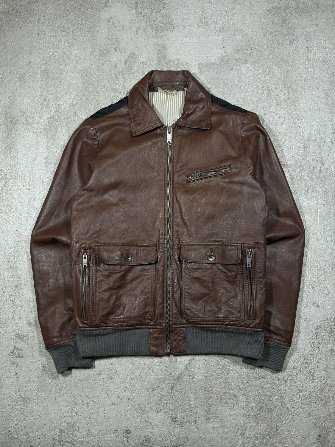 Kurtka DKNY Leather Jacket M