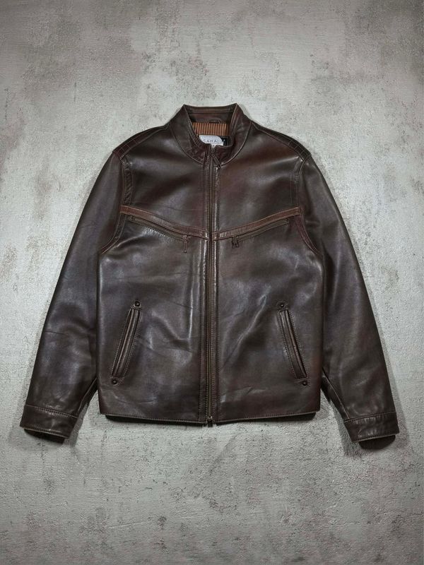 Kurtka Regular Brown Sahalin Leather L