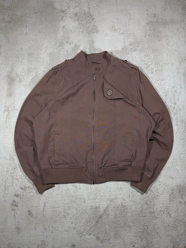 Kurtka Brown Material Biker M