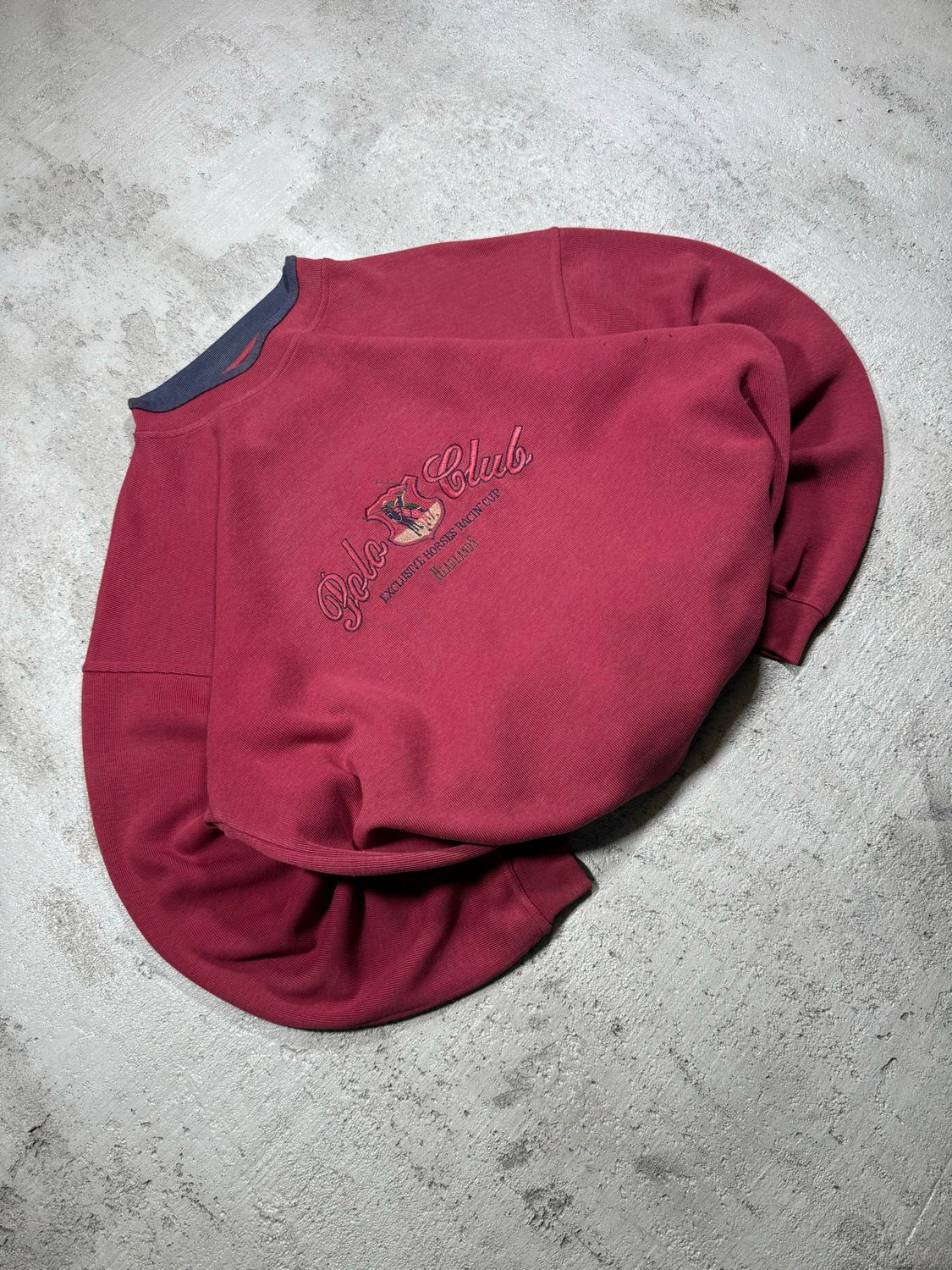 Bluza Headlands Polo Club Crewneck Red L