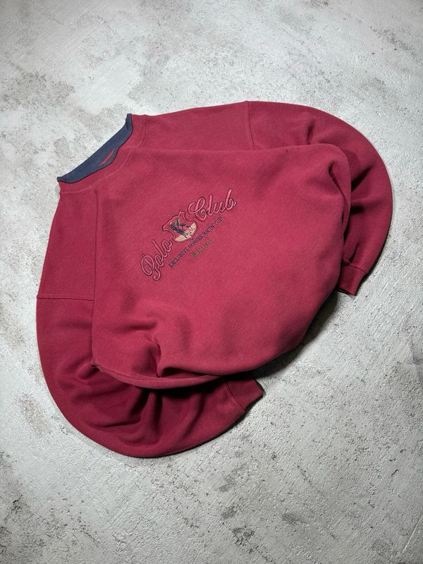 Bluza Headlands Polo Club Crewneck Red L