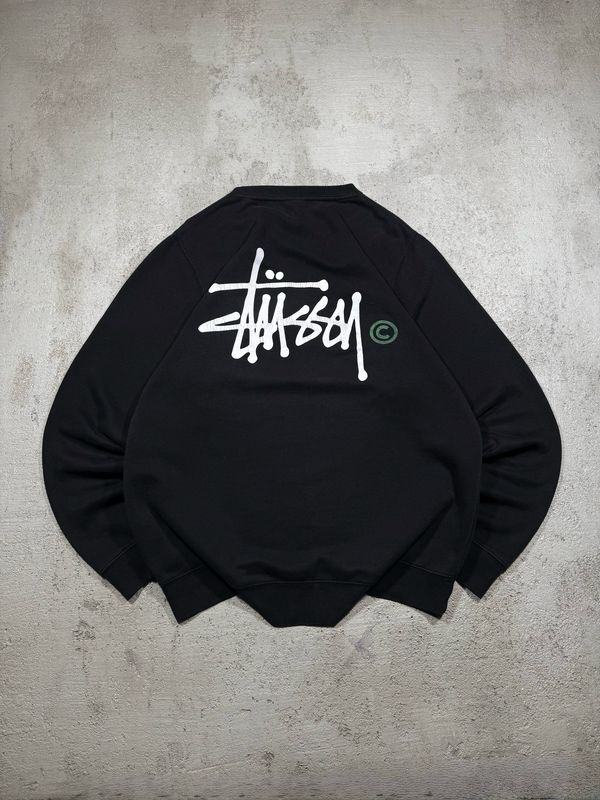 Bluza Stussy Signature Logo Crewneck Black M