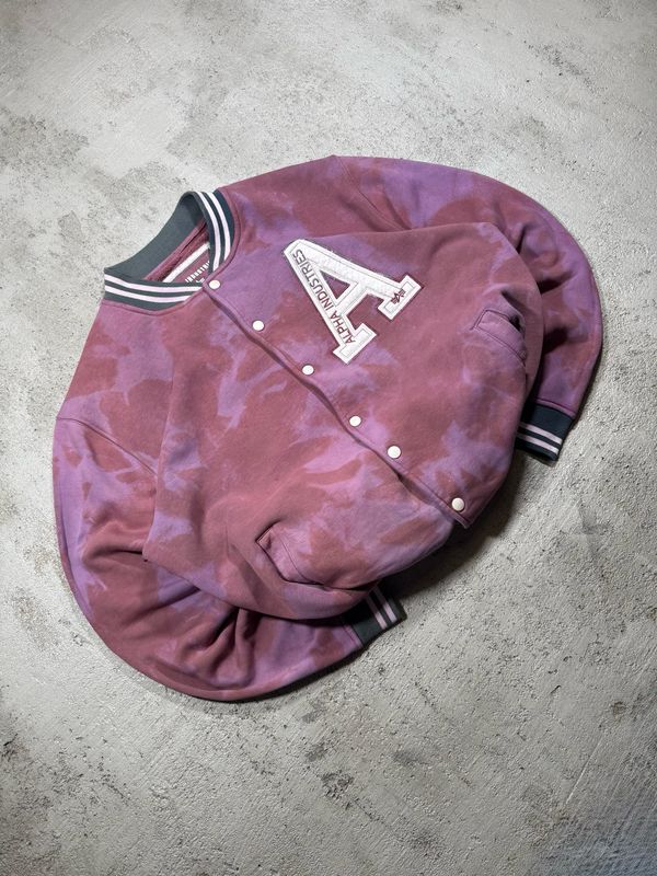 [S] Bluza Alpha Industries Varsity Sweatshirt Tiedye Pink L