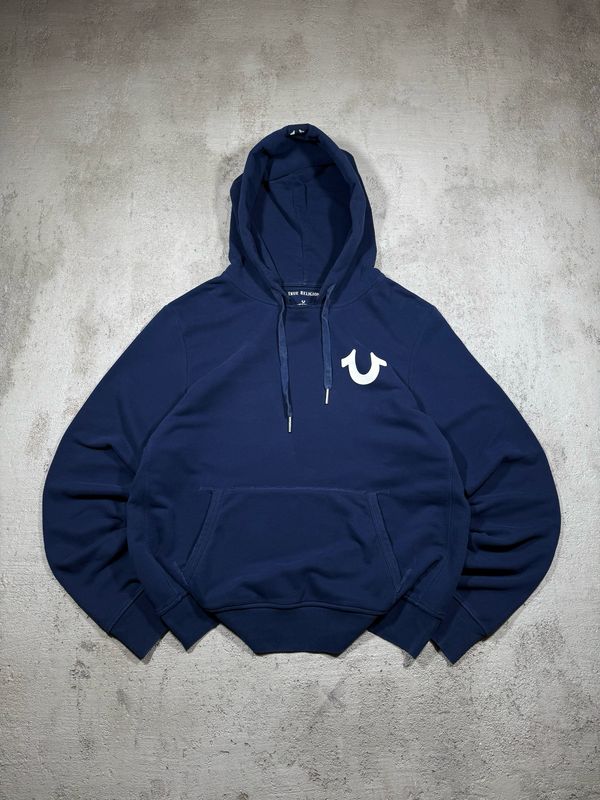 [S] Bluza True Religion Buddha Logo Hoodie Navy L