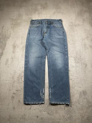 Spodnie Evisu Genes Osaka Distressed Jeans Blue 34/35