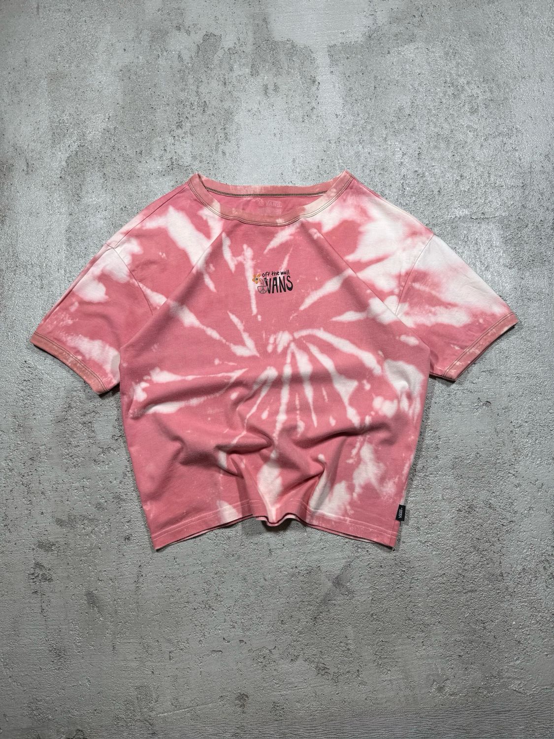 Koszulka Vans All in Our Hands Tee Tiedye Pink S