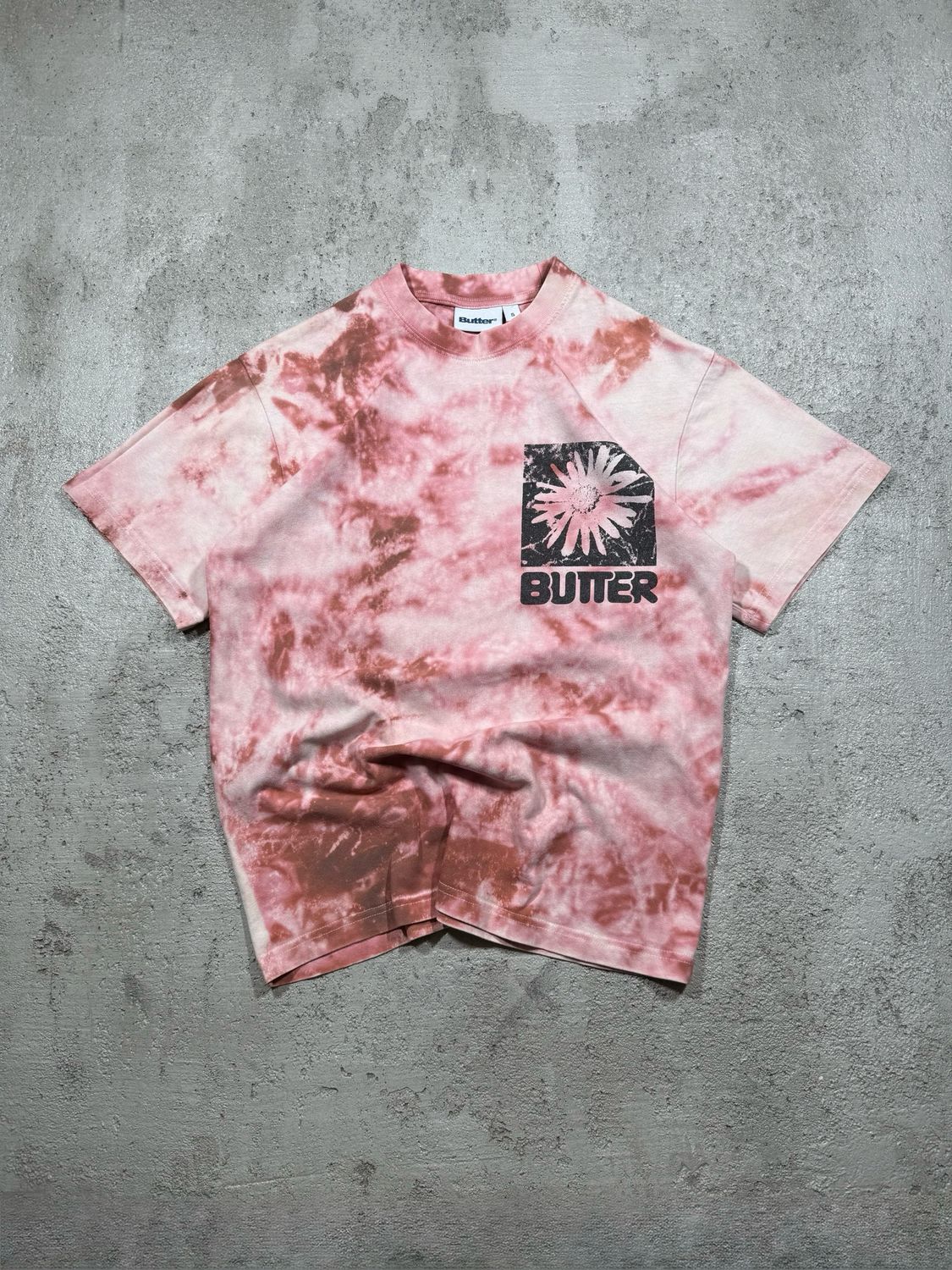 Koszulka Butter Flower Tee Tiedye Pink S