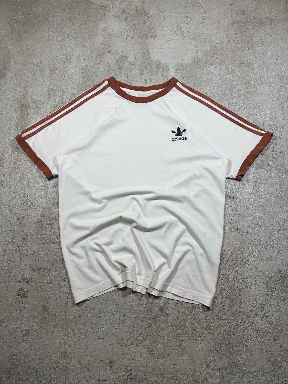 Koszulka Adidas Originals Logo Br/Stripes Tee White M