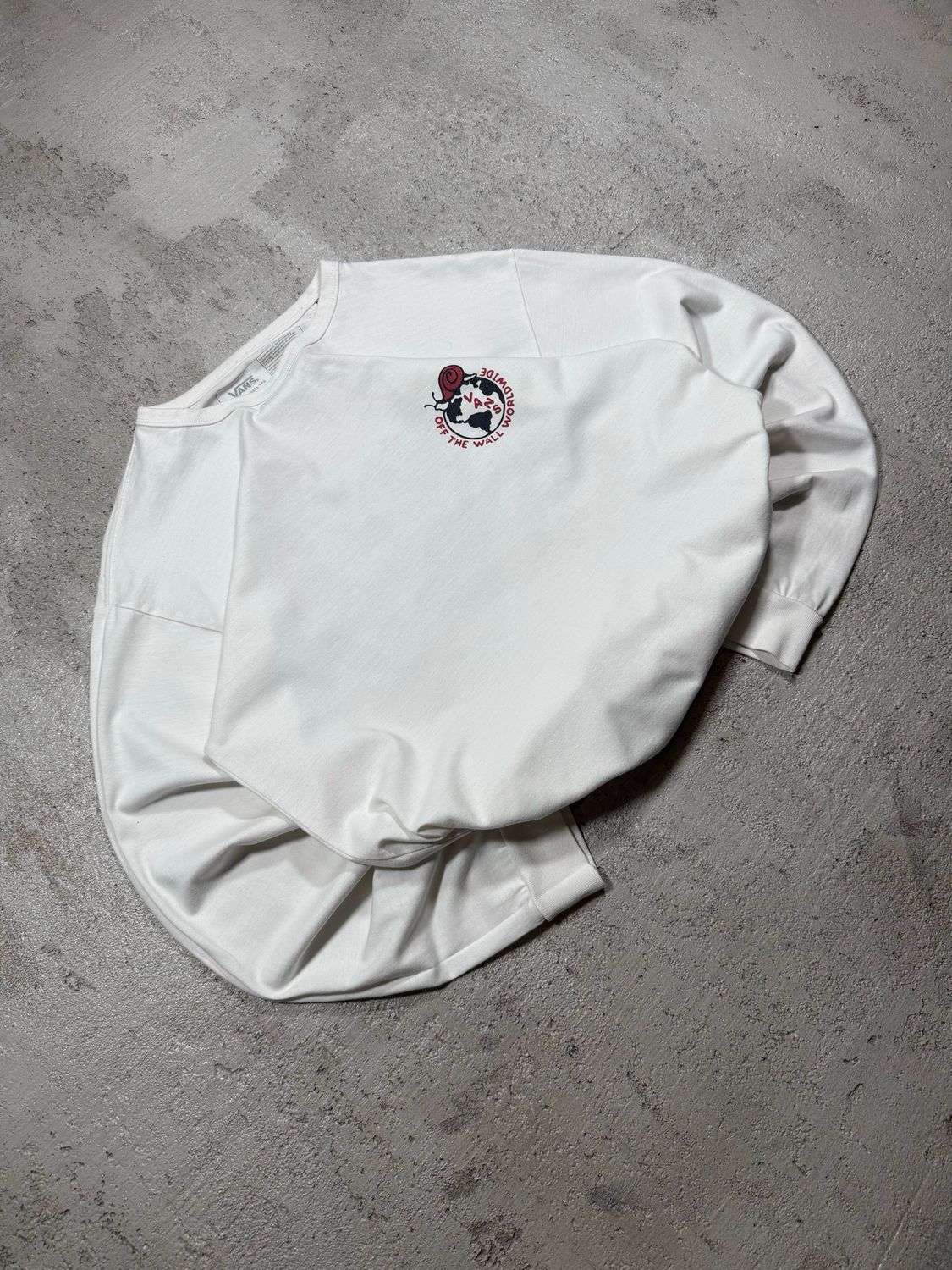 Bluza Vans Snail Earth Long White M