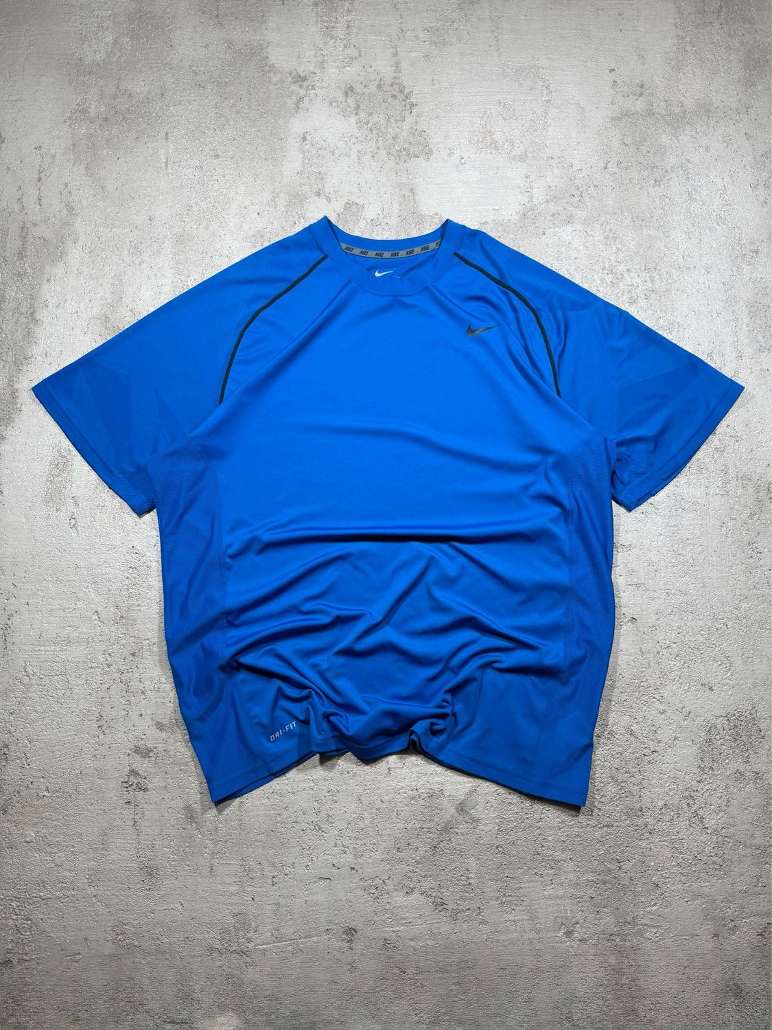 Koszulka Nike Bla/Swoosh Dri-Fit Tee Blue XL