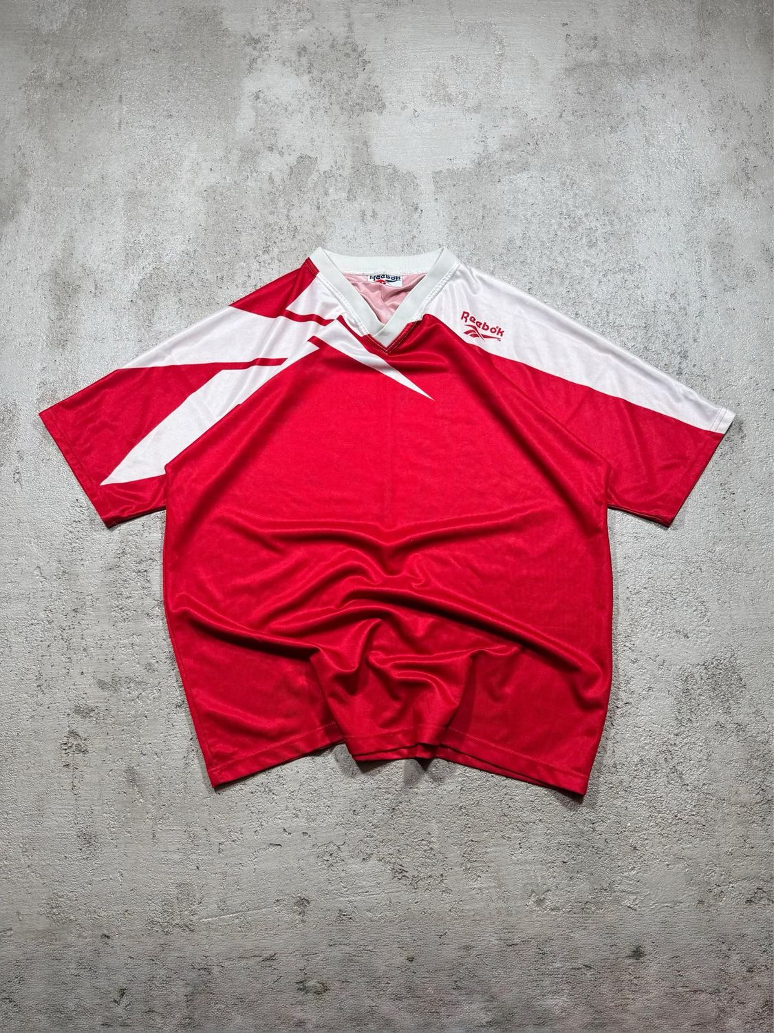 Koszulka Reebok Wh/Logo Tee Red L
