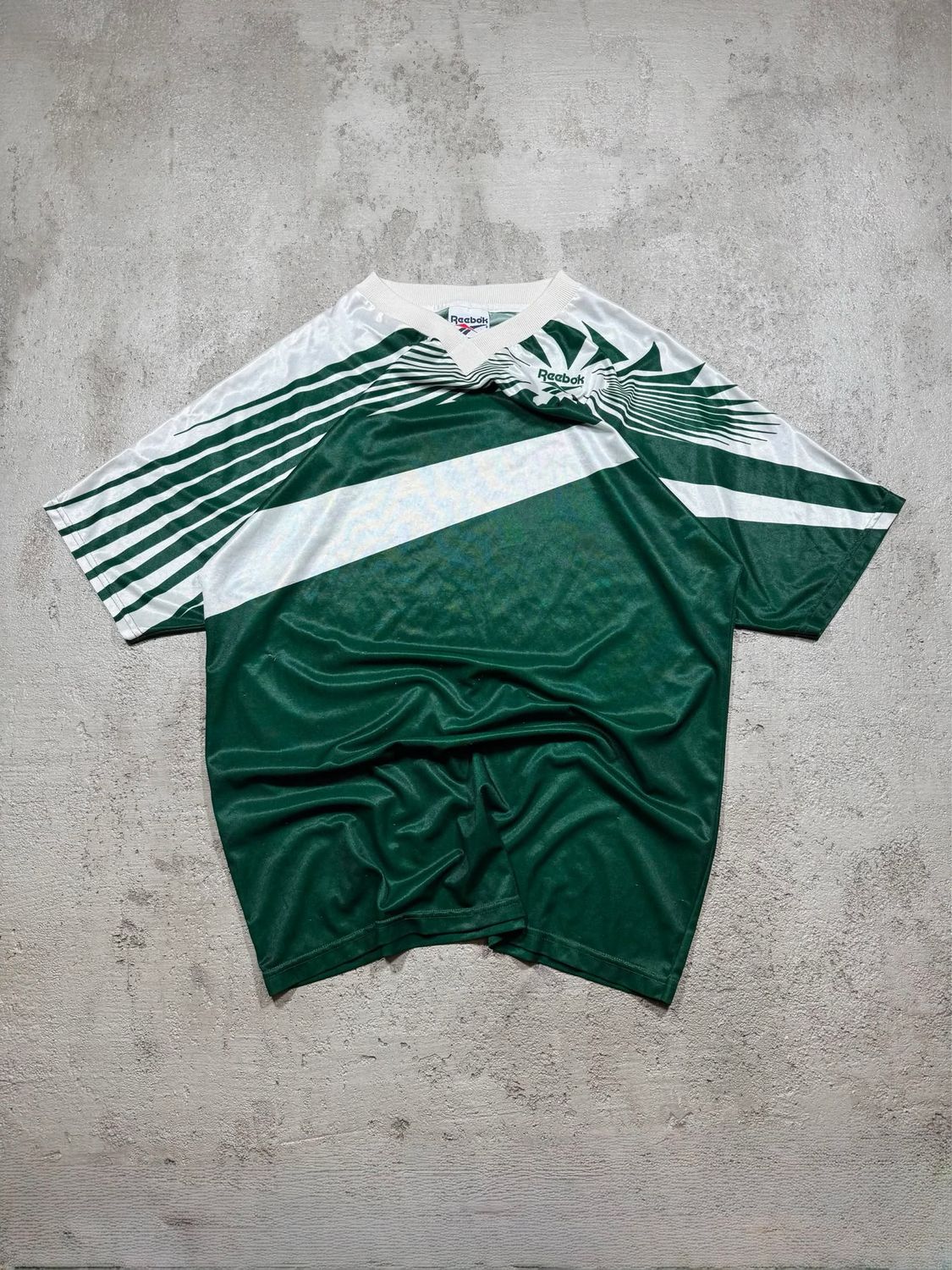 Koszulka Reebok Wh/Pattern Tee Green L