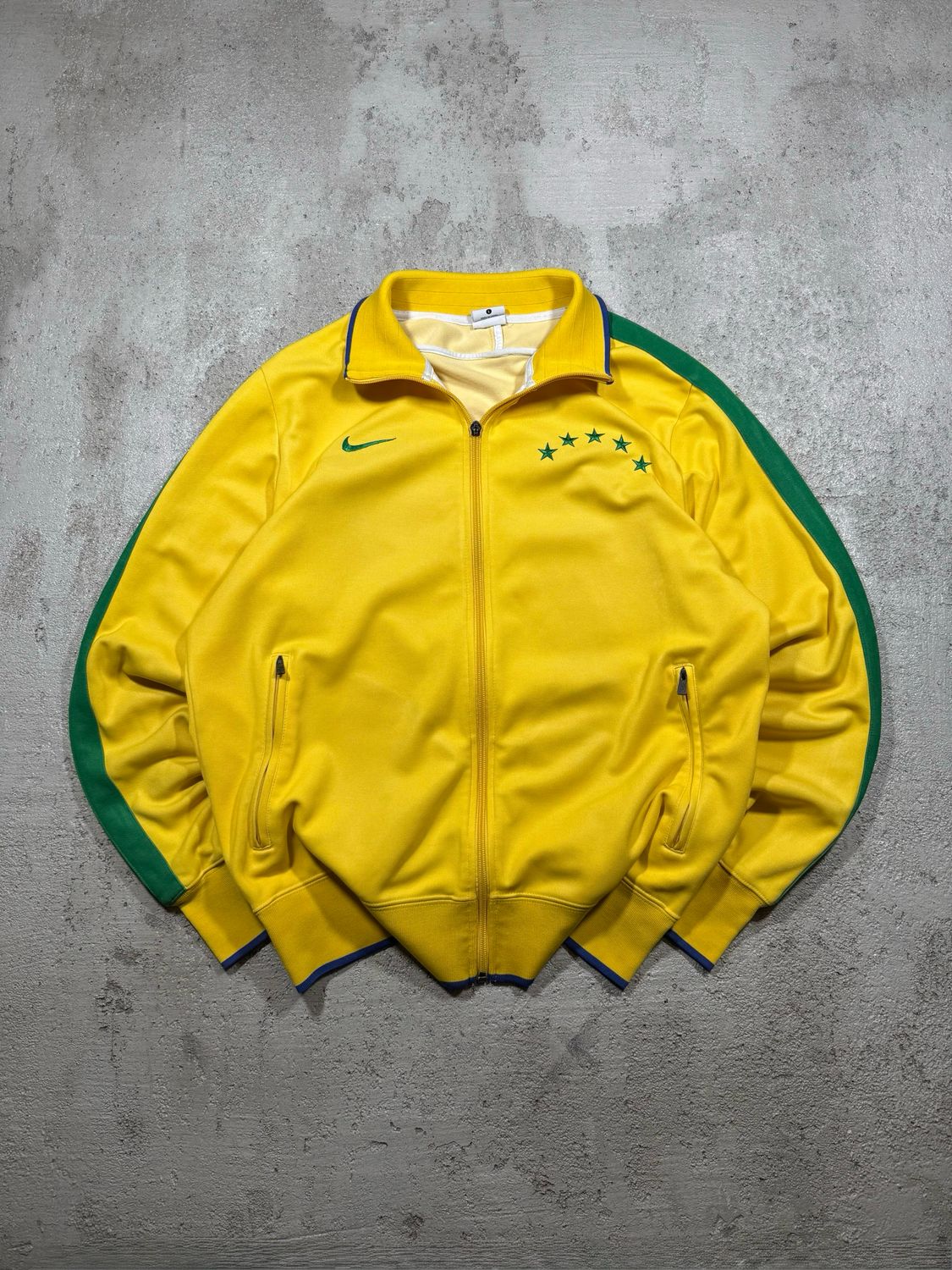 Bluza Nike Brazil Zipper Yellow M