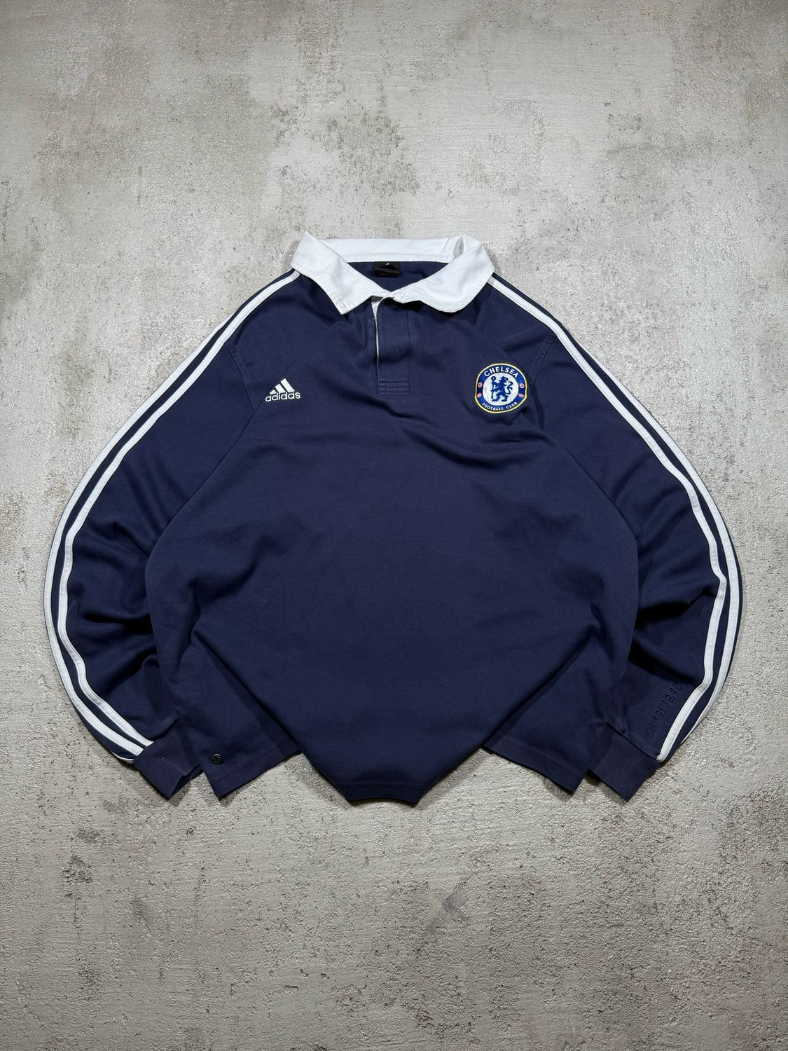 Bluza Adidas Chelsea Collar Crewneck Navy L