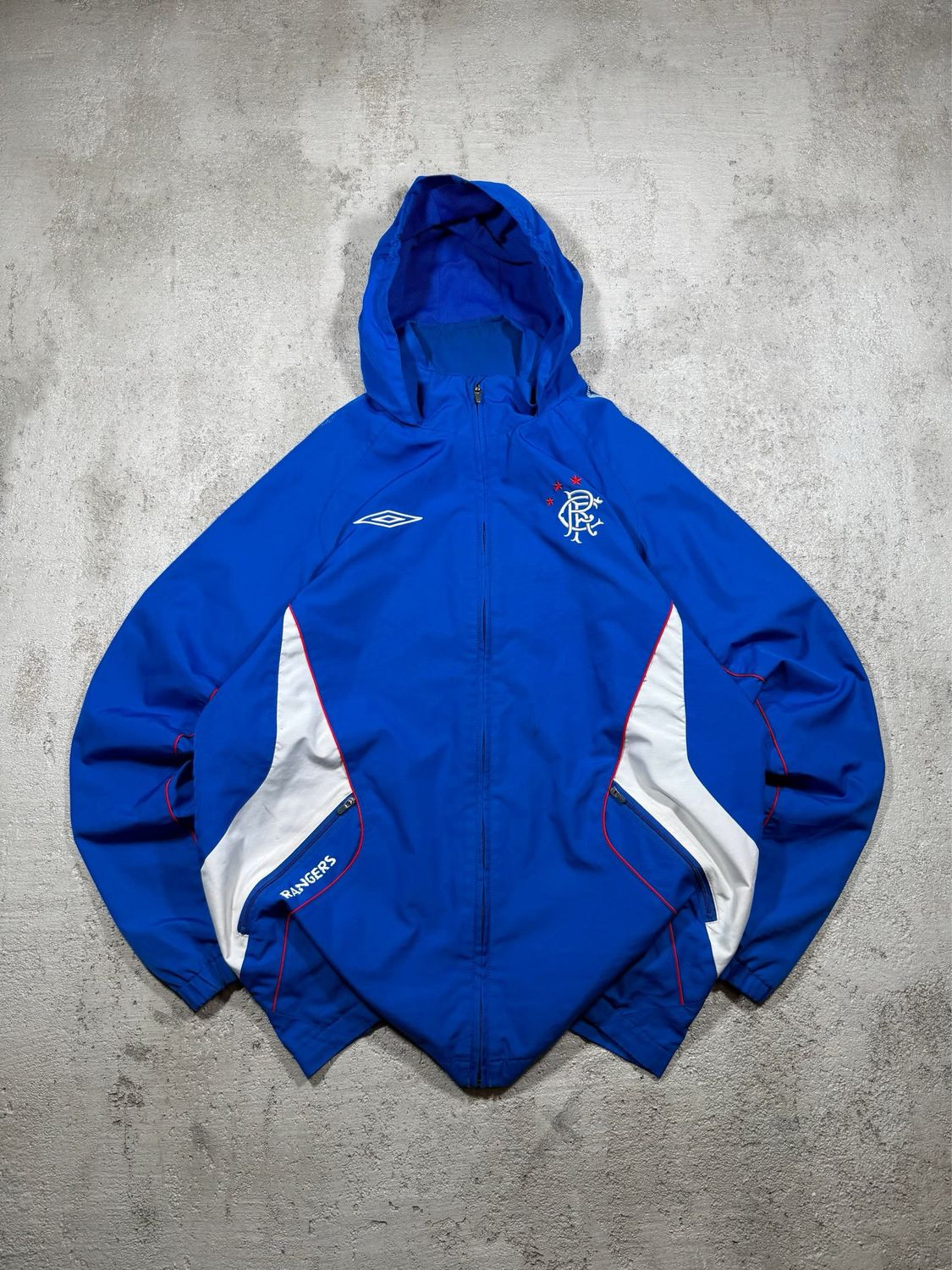 Kurtka Umbro Rangers FC Hooded Zip Jacket Blue M
