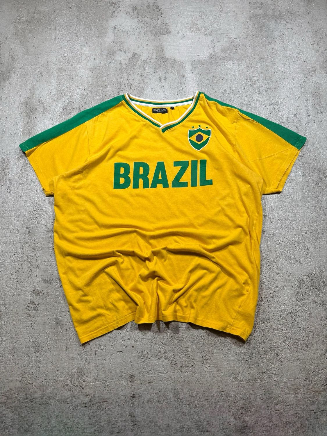 Koszulka Brave Soul Brazil Tee Yellow L