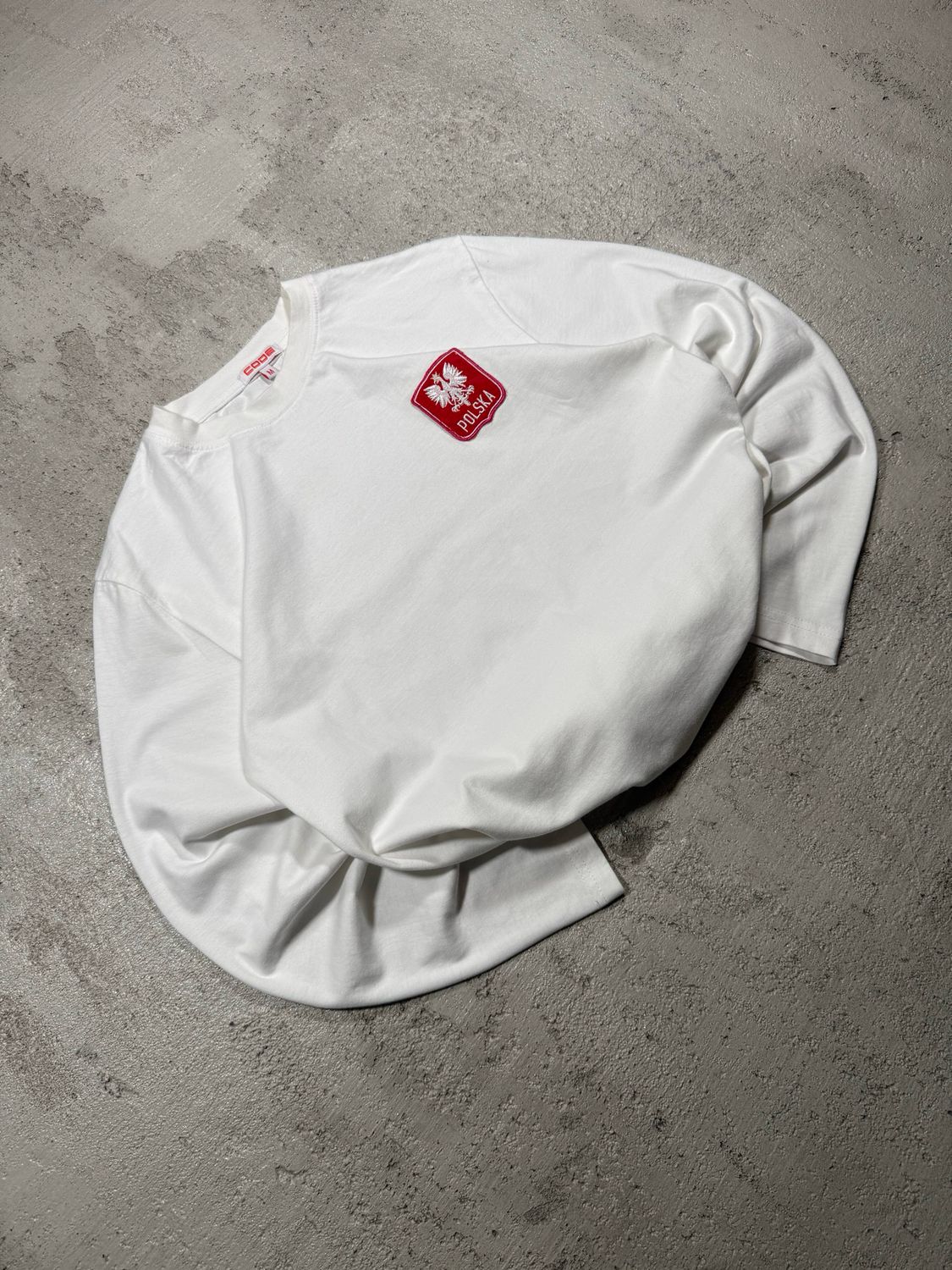 Bluza Code Polska Brest Long White L