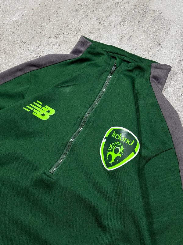 Bluza New Balance Ireland Q/Zipper Green S